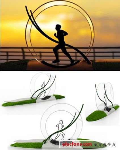 跑步發(fā)電 跑30分鐘夠充12部手機(jī)