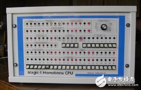 這個(gè)神奇的Magic-1，就是由一個(gè)名叫Bill Buzbee的家伙手工打造的CPU