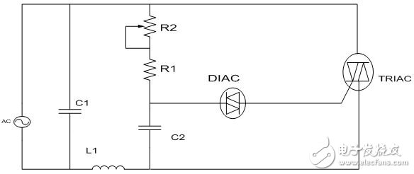 圖片說明：前沿可控硅調光器