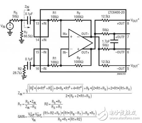 采用固定增益集成型電阻器實(shí)現(xiàn)至差分放大器的阻抗匹配 Impedance Matching for a Differential Amplifier with Fixed Gain Integrated Resistors