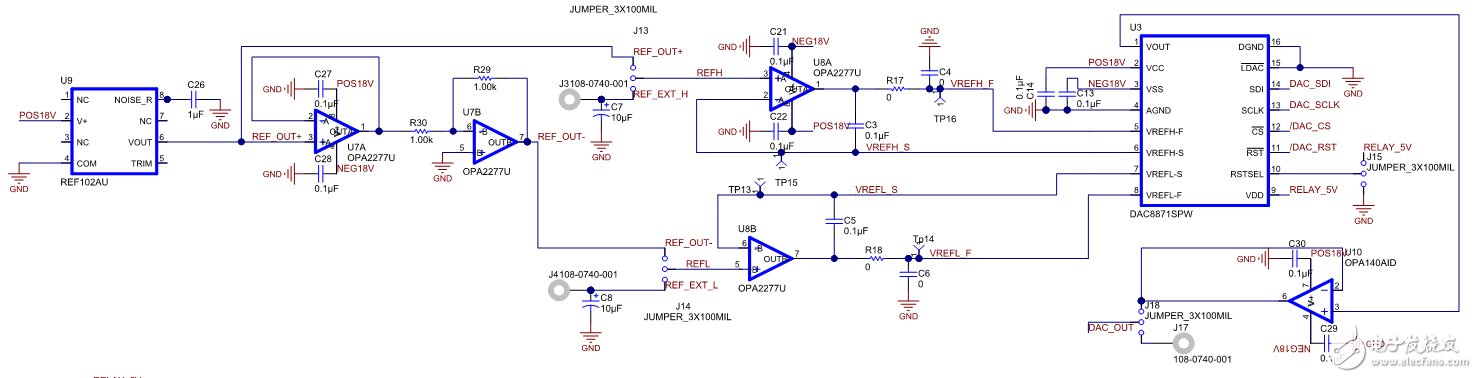 高電壓(36V)、高電流(1A)電源的參考設(shè)計(jì)電路圖