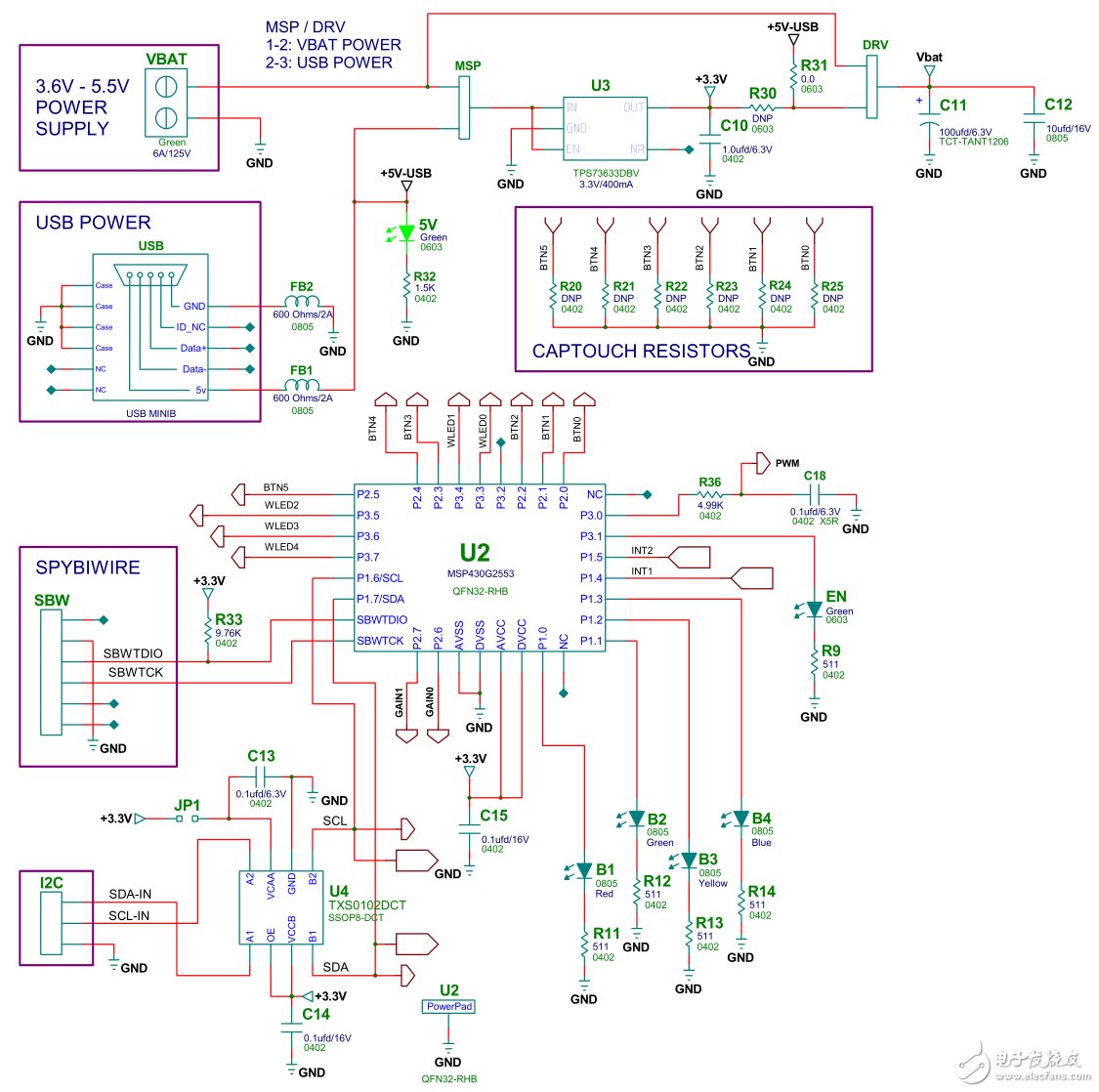業(yè)界最高集成度的壓電式觸覺(jué)驅(qū)動(dòng)器電路圖