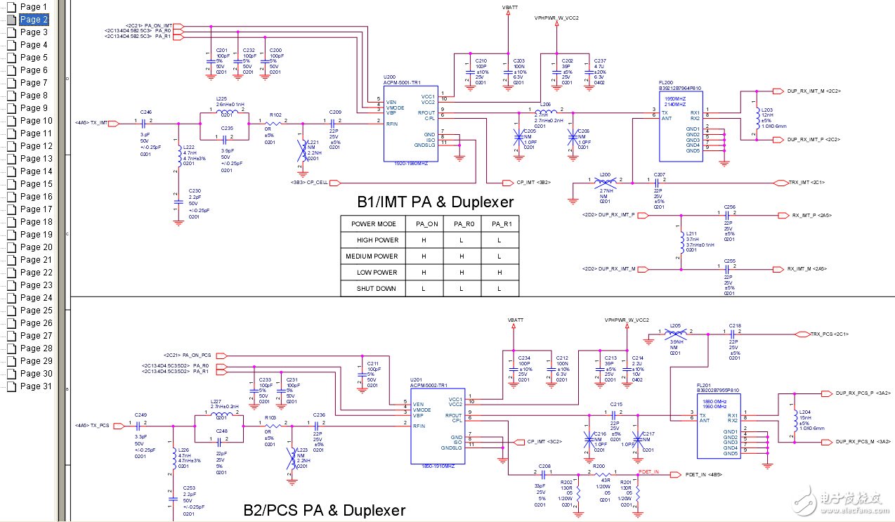 小米1S手機主板原理圖