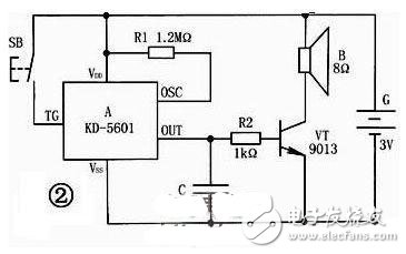 電子爆竹電路設(shè)計原理圖