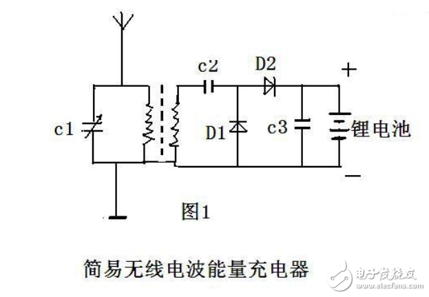 電磁波無線充電電路設(shè)計(jì)圖
