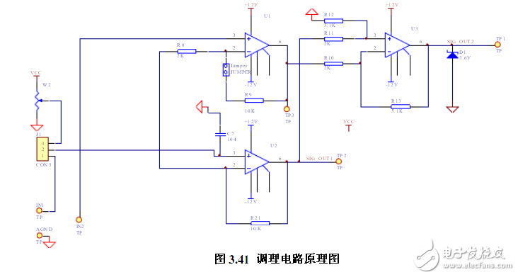 電路圖天天讀（10）：可穿戴動態(tài)心電監(jiān)護信號調(diào)理電路圖