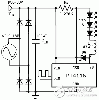 高效率高精度LED控制驅(qū)動(dòng)電路設(shè)計(jì)圖