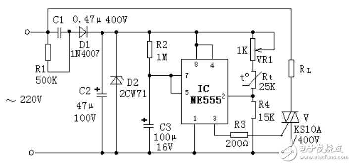 電路圖天天讀（17）：幾種采用555時(shí)基控制電路分析