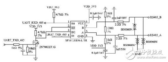 硬件控制RS485電路圖設(shè)計(jì)