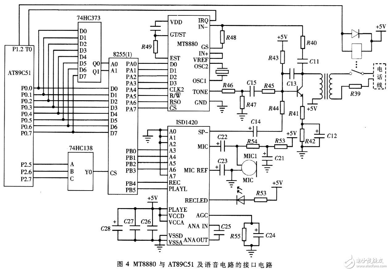 智能語音撥號報警系統(tǒng)電路設計