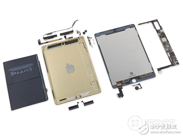 照例來(lái)張全家福。這一次，iFixit 給 iPad Air 2 打出的可維修指數(shù)為 2 分，分?jǐn)?shù)越高，越容易維修，最高為 10 分。