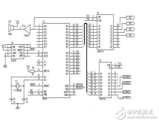 基于89C51單片機(jī)的智能視頻監(jiān)控系統(tǒng)控制電路設(shè)計
