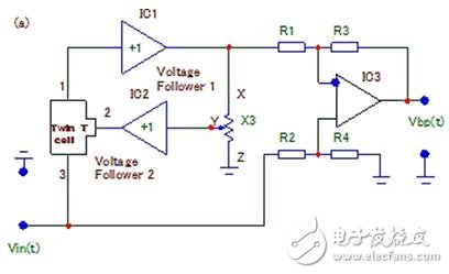 采用兩個運放實現(xiàn)Q值可調(diào)的帶通濾波電路設(shè)計
