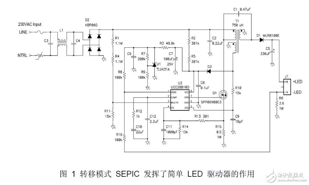 高效驅(qū)動LED離線式照明電路設(shè)計