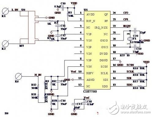基于CSE7780智能插座的計量電路設(shè)計