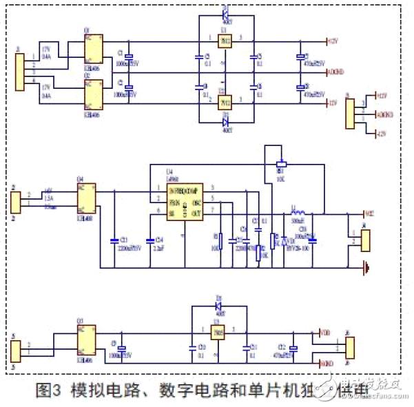抗干擾定型機數(shù)據(jù)采集器系統(tǒng)電路 —電路圖天天讀(64)