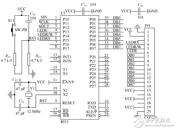 鉑熱電阻溫度測(cè)量系統(tǒng)硬件電路 —電路圖天天讀（65）