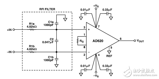盤點(diǎn)放大器中射頻干擾整流誤差電路 —電路圖天天讀（69）