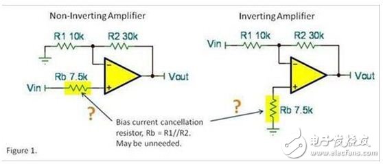 運(yùn)算放大電路偏置電流消除電阻，真的需要它們嗎？