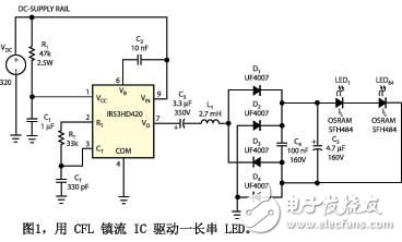 深入解析CFL鎮(zhèn)流器IC驅(qū)動LED應(yīng)用電路