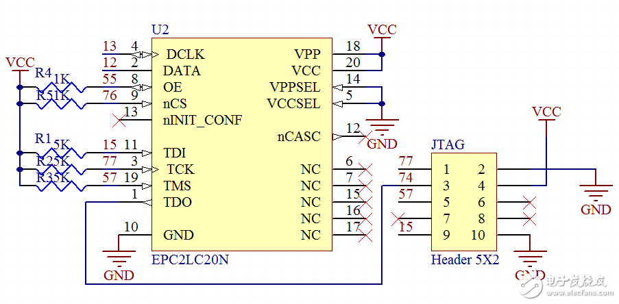 FPGA芯片最小系統(tǒng)電路設(shè)計(jì)攻略 —電路圖天天讀(103)
