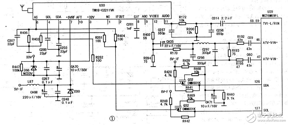 液晶信號板電路設計與原理詳解TOP9 —電路圖天天讀(113)