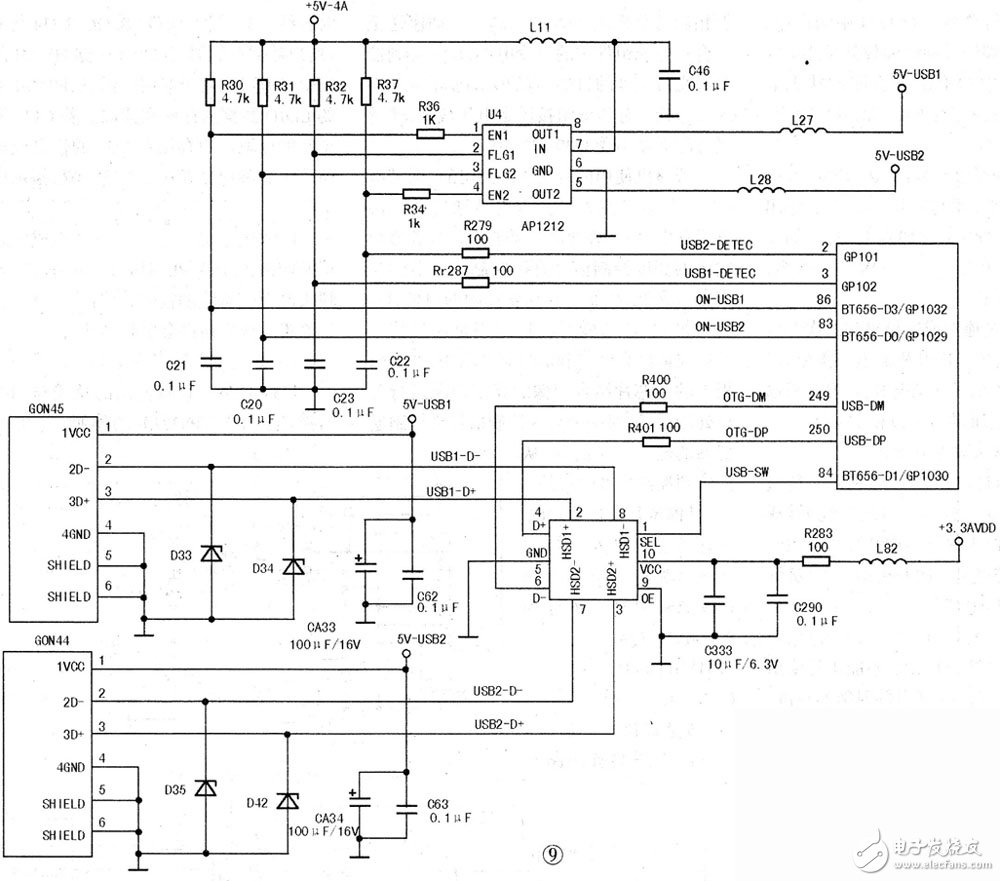 液晶信號板電路設計與原理詳解TOP9 —電路圖天天讀(113)