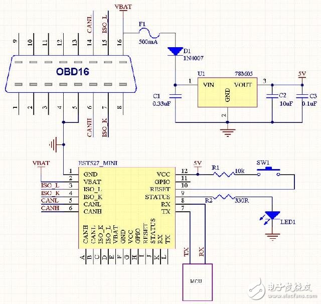 車載模塊原理分析與電路設(shè)計(jì)詳解 —電路圖天天讀(138)