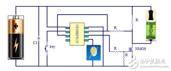 電子煙系統(tǒng)電路設(shè)計詳解 —電路圖天天讀（147）