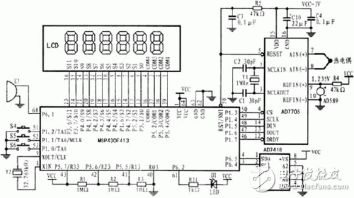 數(shù)顯溫度計設(shè)計電路圖大全（DS18B20/89S51單片機/液晶）
