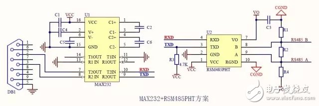 講述三種RS232轉(zhuǎn)RS485電路設(shè)計(jì) —電路圖天天讀(254)