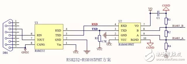 講述三種RS232轉(zhuǎn)RS485電路設(shè)計(jì) —電路圖天天讀(254)
