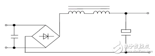 圖8：低頻濾波器被動功率因數(shù)校正電路