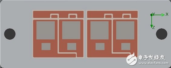 圖 2 仿真模型的外觀。 