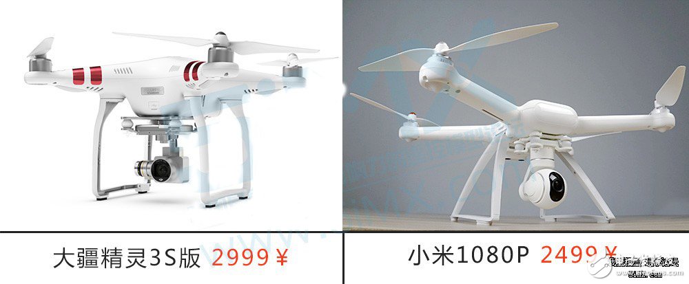 小米無人機(jī)對(duì)比精靈3s拆解 大疆“門徒”表現(xiàn)如何？