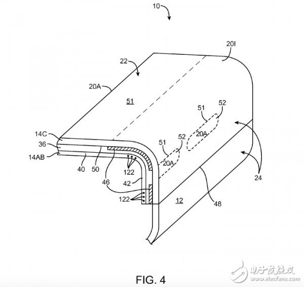 蘋果曲面屏專利曝光，擁有強(qiáng)大的虛擬按鍵功能