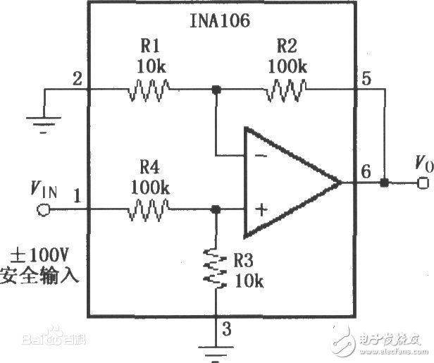 具有輸入保護的電壓跟隨器原理圖-電壓跟隨器的作用