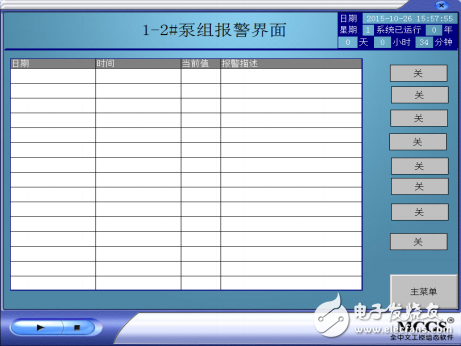 圖10 報警顯示界面
