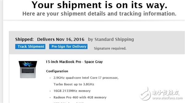 最新一批MacBook Pro已經(jīng)發(fā)貨！均為15英寸版本