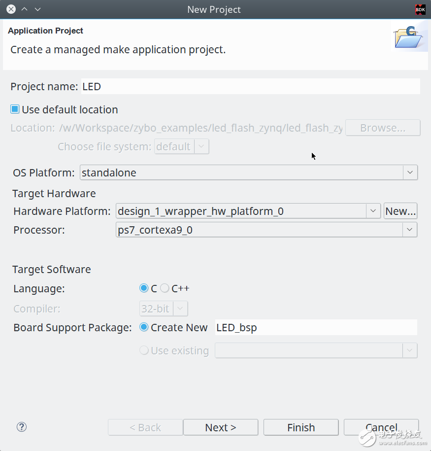 Zybo Board 開(kāi)發(fā)記錄: Zynq與LED閃爍控制