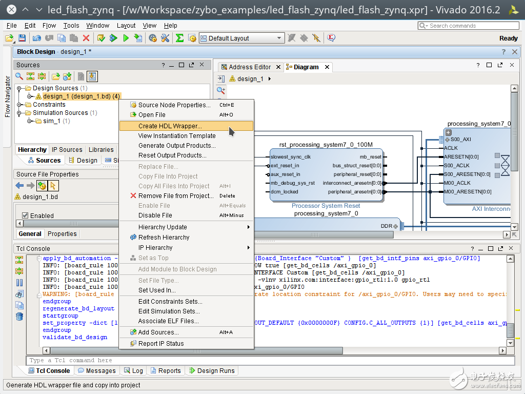 Zybo Board 開(kāi)發(fā)記錄: Zynq與LED閃爍控制