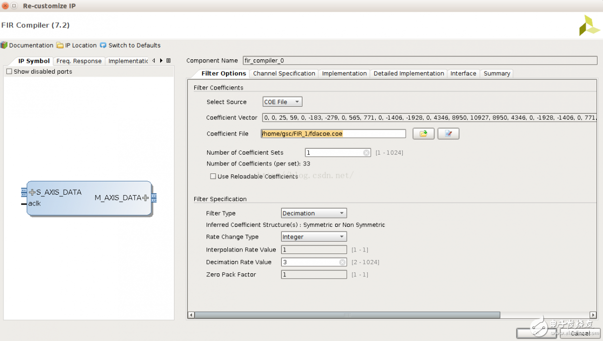 基于vivado的fir ip核的重采樣設(shè)計(jì)與實(shí)現(xiàn)