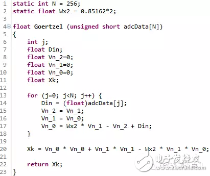 HLS系列–實例分享，用HLS實現(xiàn)Goertzel算法（快速頻點檢測）