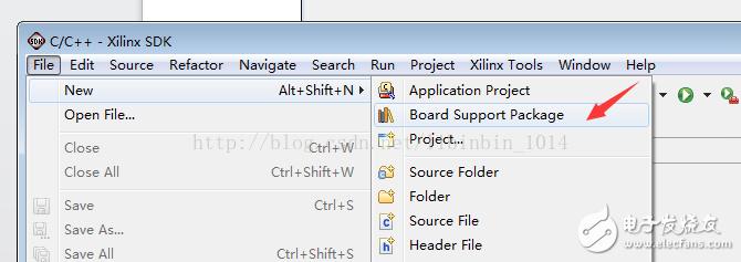 14.4版本的Xilinx SDK軟件使用方法和FSBL文件的創(chuàng)建方法圖解