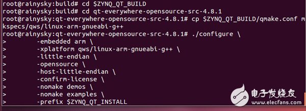 rainysky陪你一起在zedboard上移植qt+opencv（四）：在zedboard運(yùn)行QT