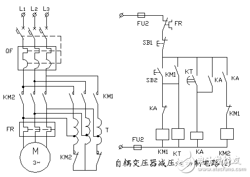 自耦變壓器減壓起動(dòng)起動(dòng)控制電路(2)