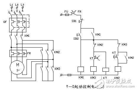 星形—三角形起動(dòng)控制電路(2)