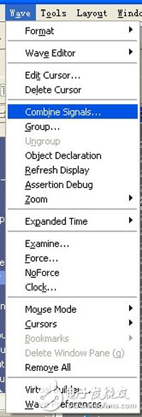 modelsim中的兩個(gè)操作：do wave.do 和combine signals