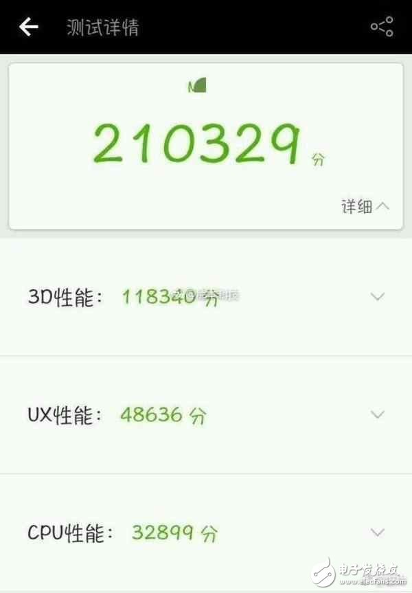 小米6的跑分意外亮相，跑了21萬分，遠(yuǎn)超一加3T