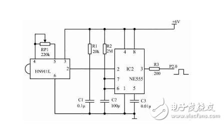 基于89c52人體識(shí)別系統(tǒng)